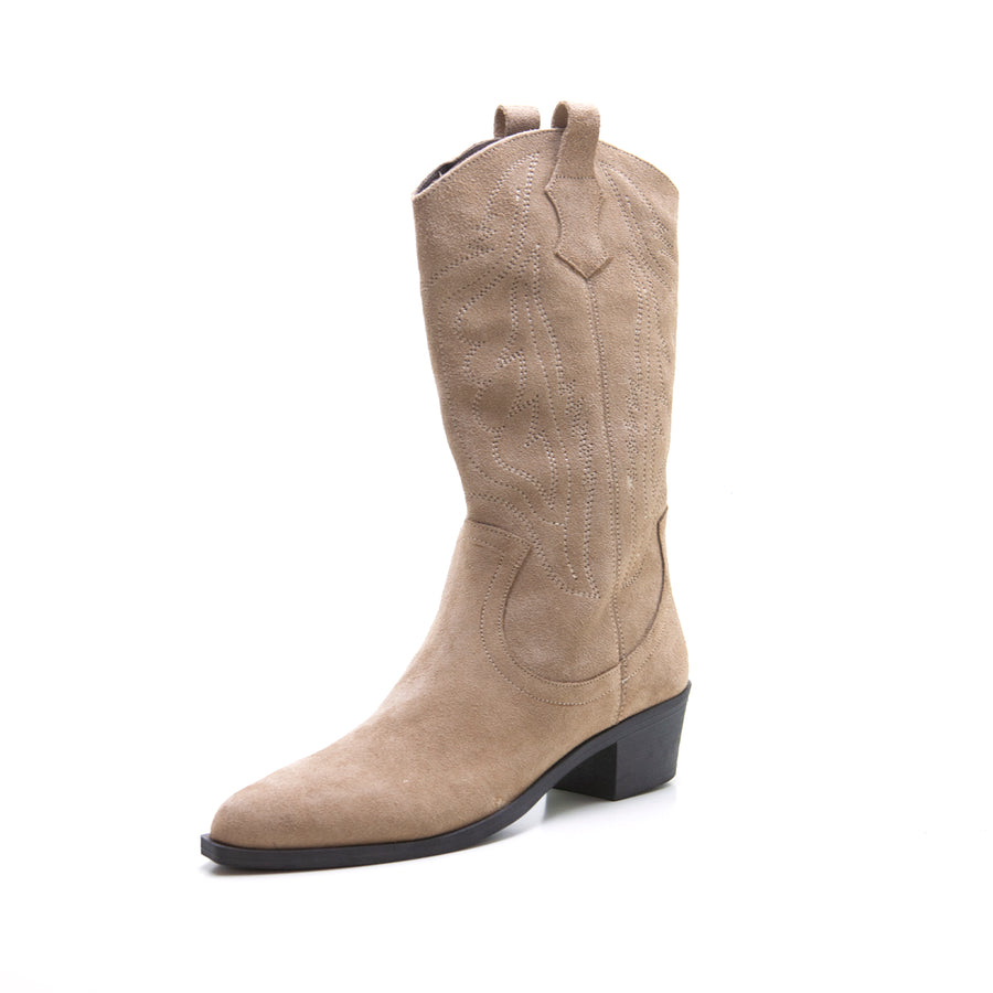 Foos Palm Bota campera serraje taupe