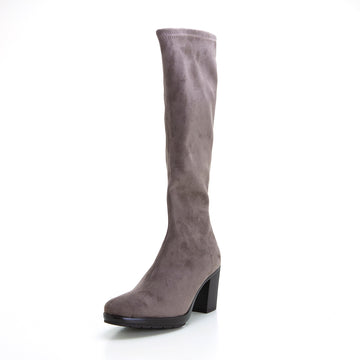 Miss Elastic 78018 Bota tipo antelina adaptable taupe