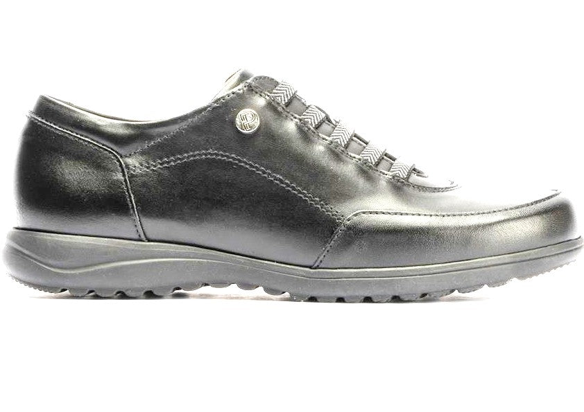 Pitillos 117 Zapato casual de mujer elásticos negro.