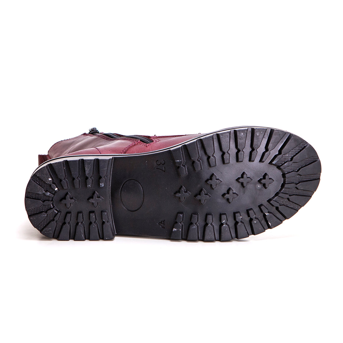 Chacal 7240 Bota militar mujer granate.