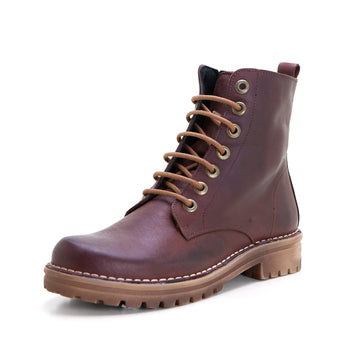 Chacal 7251 Bota militar mujer vino.