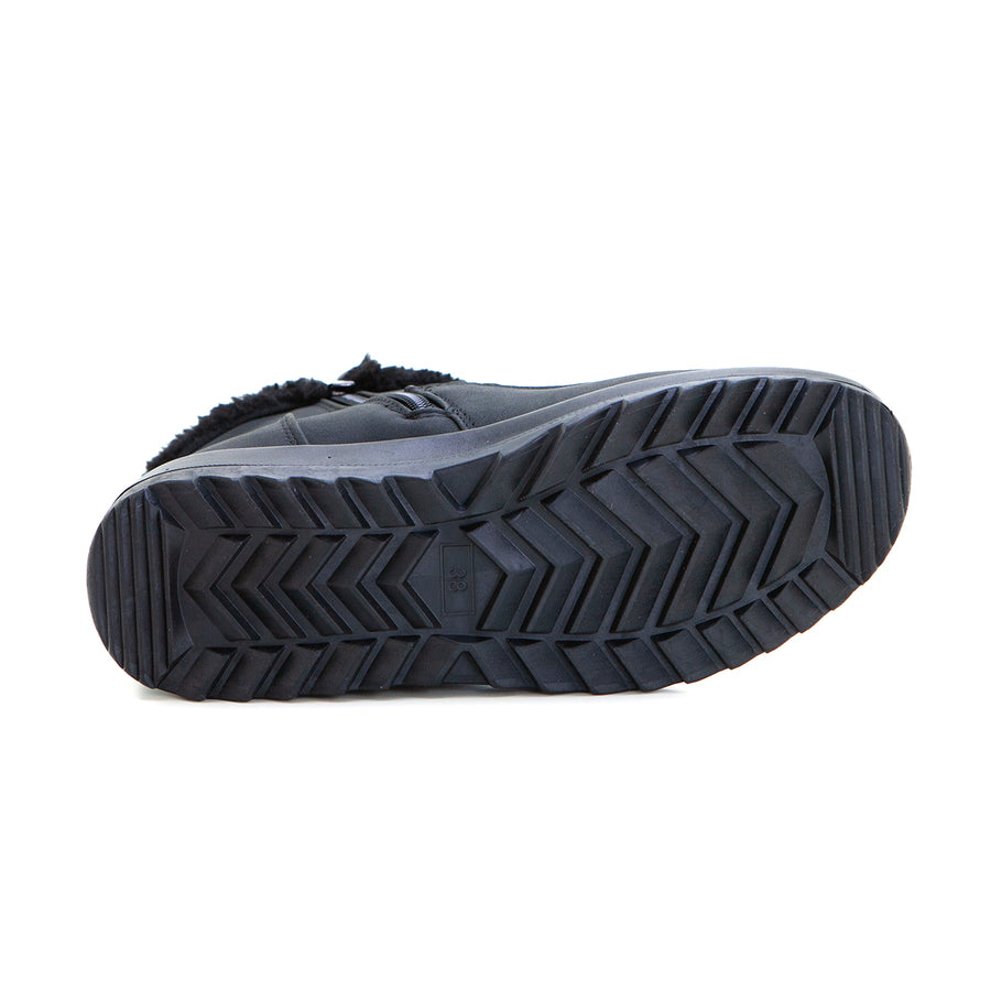 Treintas 4465 Bota invernal acolchada negro.