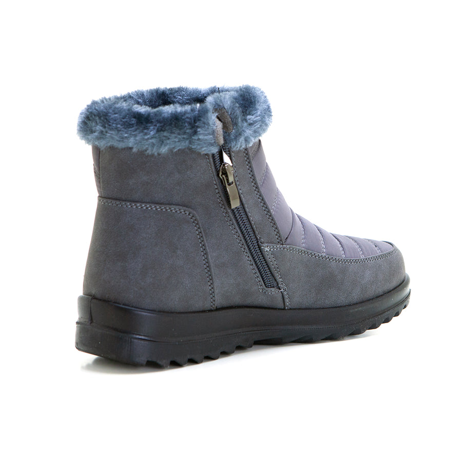 Treintas 4465 Bota invernal acolchada gris.