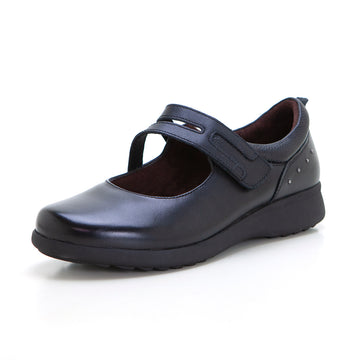Treintas 4400 Mercedes de piel con velcro negro.