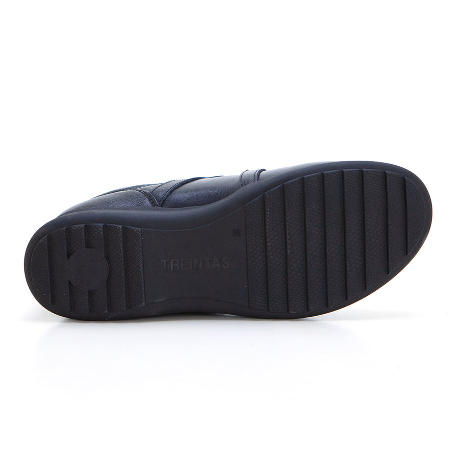 Treintas 4400 Mercedes de piel con velcro negro.