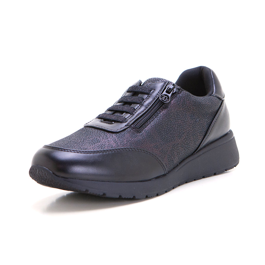 Treintas 4454 Zapato deportivo Lycra negro.