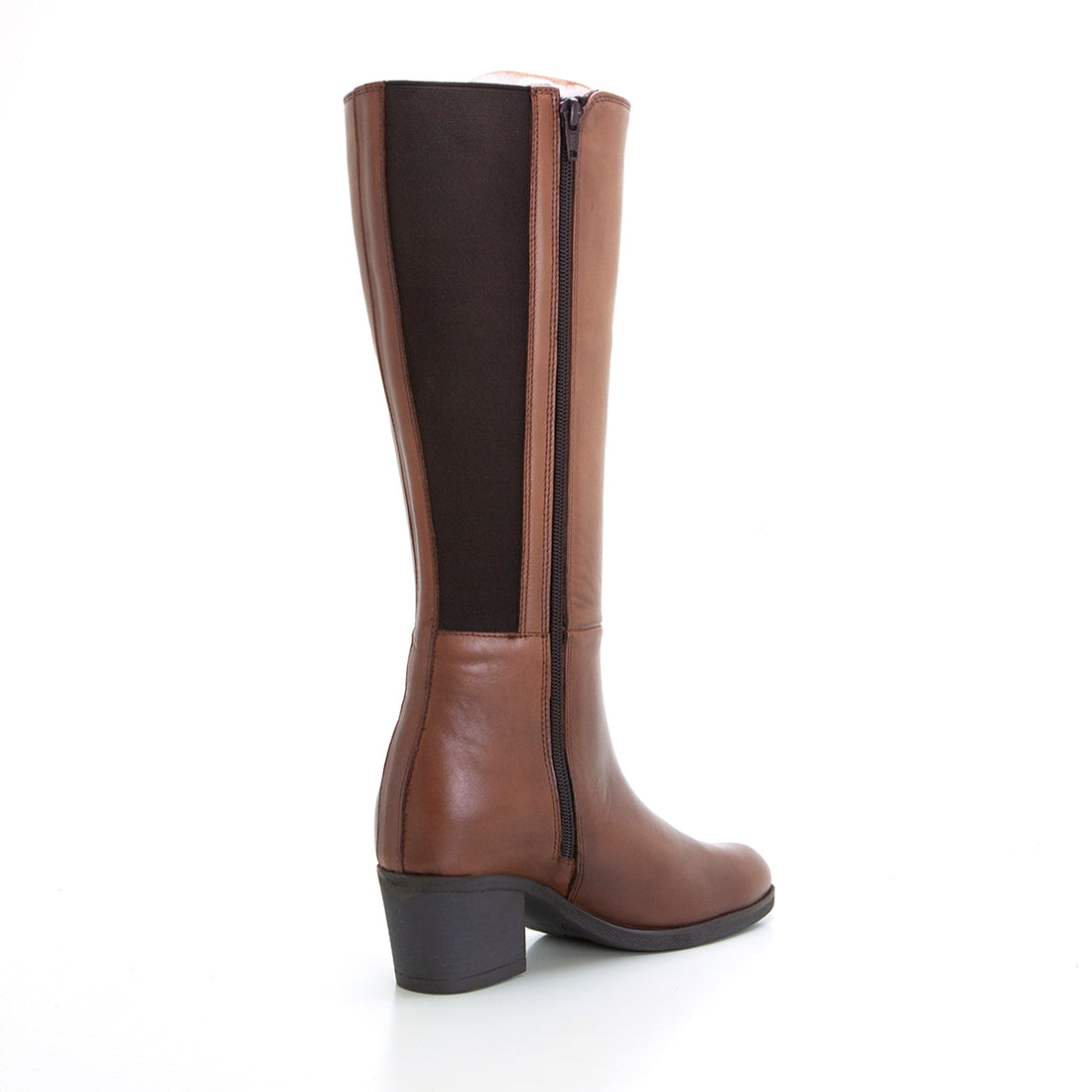 Treintas 1309 Bota con gemelo elástico cuero.