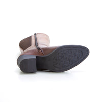 Treintas 1309 Bota con gemelo elástico cuero.
