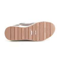 Treintas 4467 Zapato deportivo cremallera taupe.