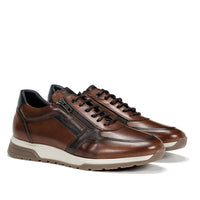 Flucho F1600 Habana blucher cremallera camel