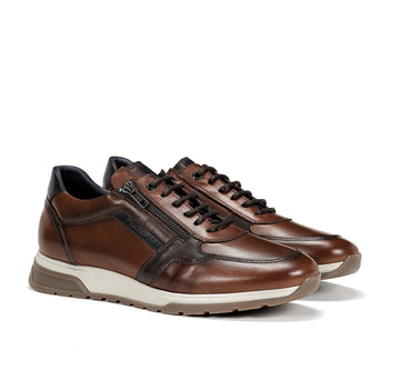 Flucho F1600 Habana blucher cremallera camel