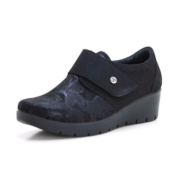 Fly Flot 18T934X Zapato adaptable cuña velcro negro