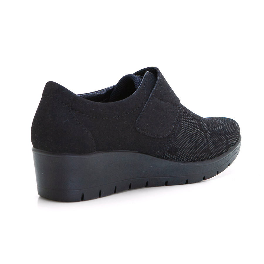 Fly Flot 18T934X Zapato adaptable cuña velcro negro