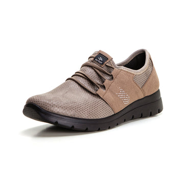 Fly Flot 27T18NX Zapato sport con cordones elásticos beige
