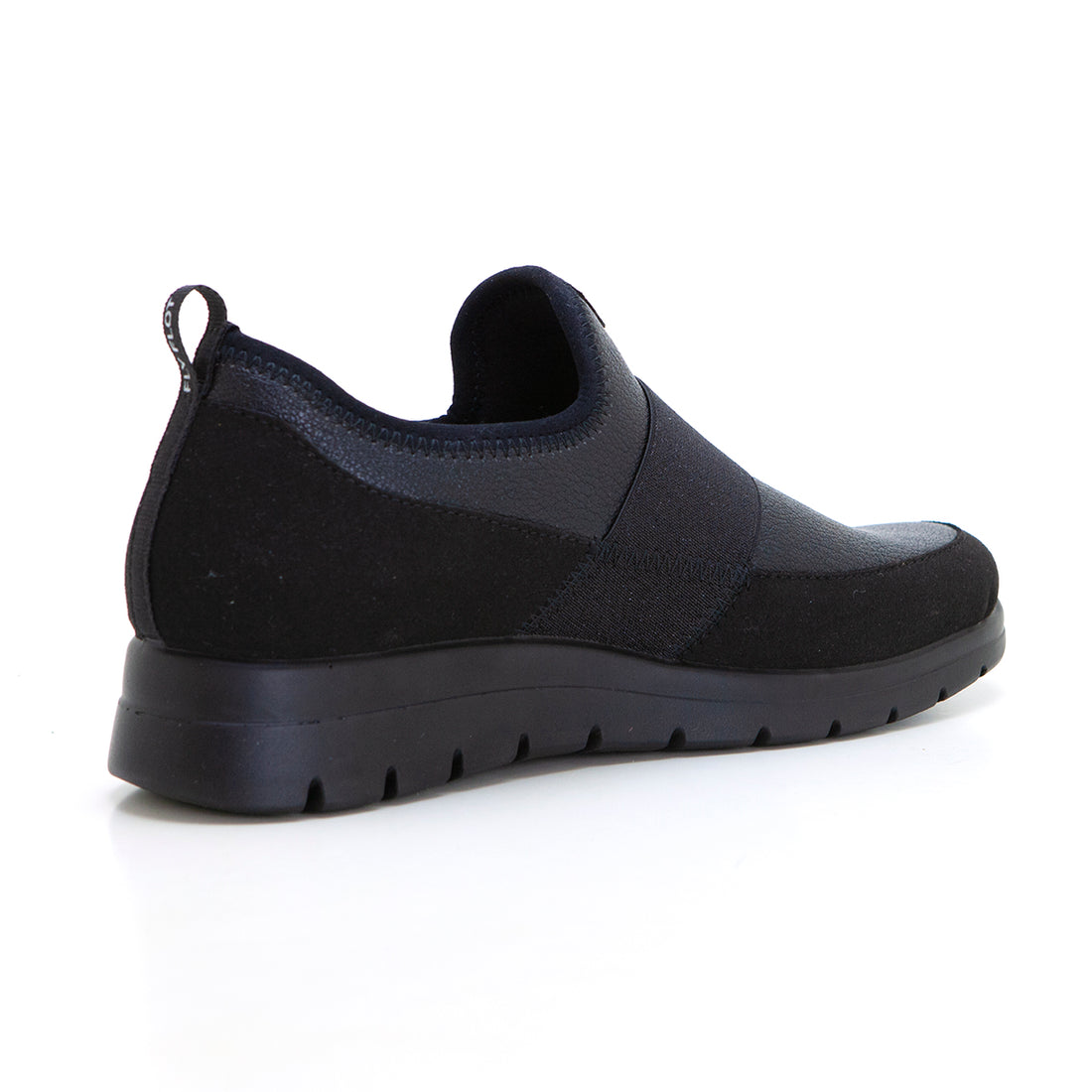 Fly Flot 27X542X Zapato abotinado plano negro