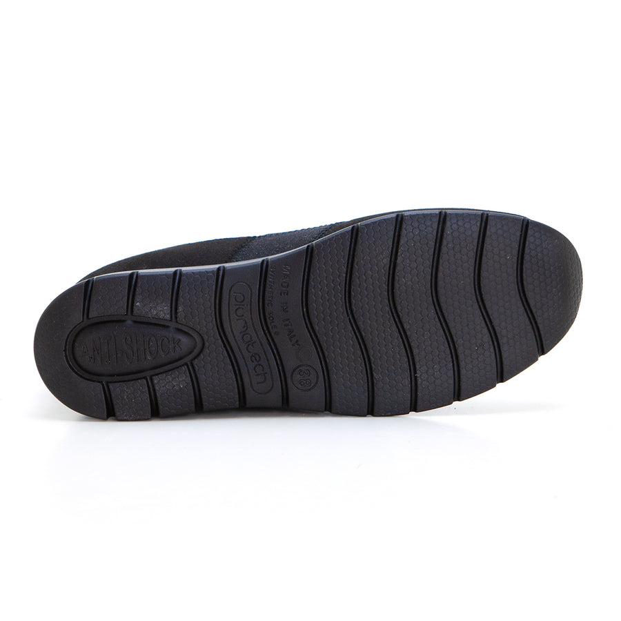 Fly Flot 27X542X Zapato abotinado plano negro