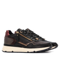 Carmela 16251702 Zapatilla cremallera negro