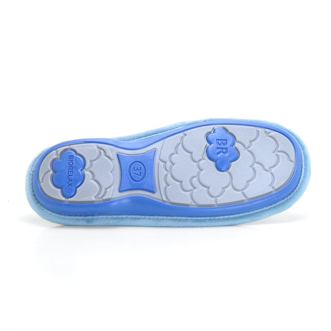 BioRelax 4665 Zapatilla de estar por casa destalonada estrellas oceano