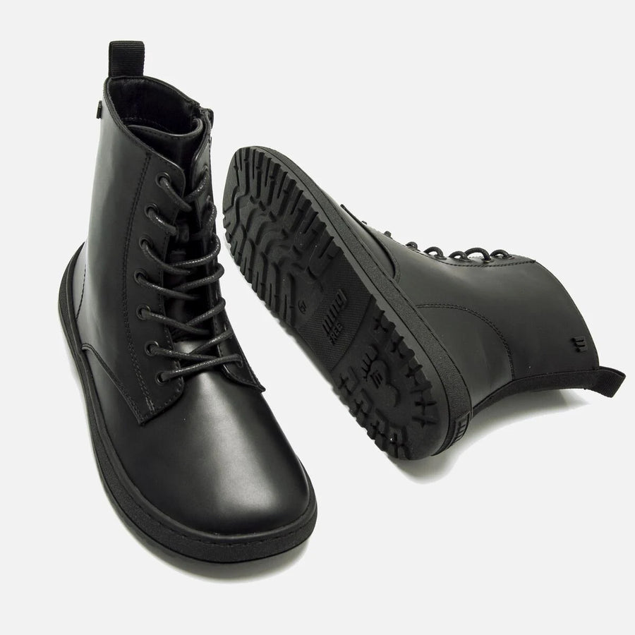 Mustang 55468 Bota barefoot tipo militar negro.