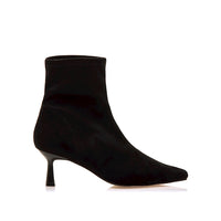 Mustang 59671 Botin antelina negro tacón fino
