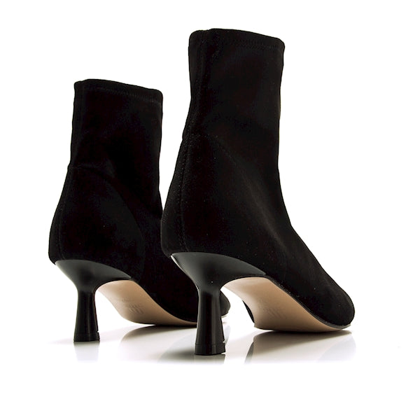 Mustang 59671 Botin antelina negro tacón fino