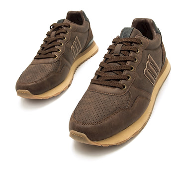 Mustang 84755 Deportiva Jogging retro chocolate.