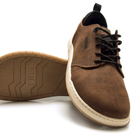 Mustang 84804 Zapatilla Barefoot con cordones cuero.