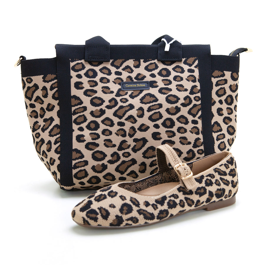 Carmina Jhilton 452881 Bolso pequeño punto leopardo