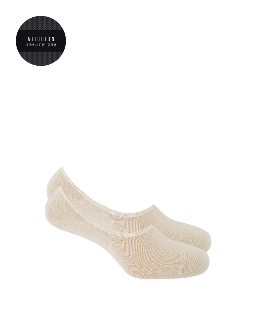 Punto Blanco 1344100 Pack de 2 calcetines invisibles beig.