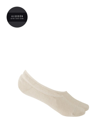Punto Blanco 1544100 Pack de 2 calcetines invisibles beig.