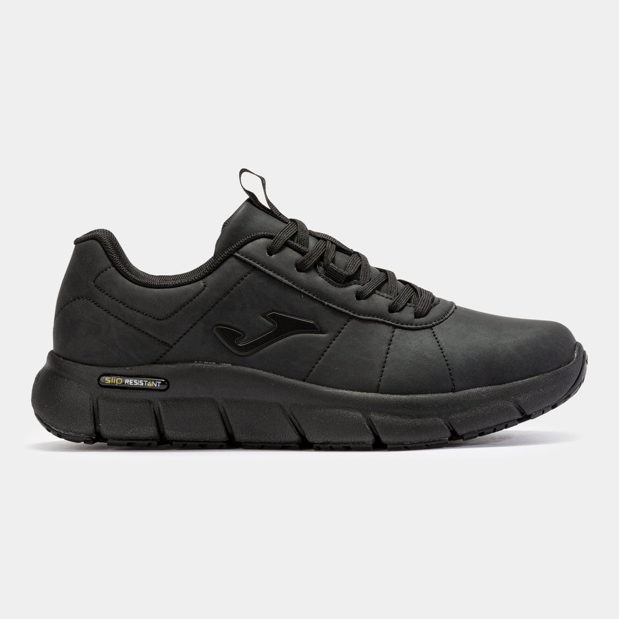 Joma Daily Zapatilla de trabajo antideslizante negro.