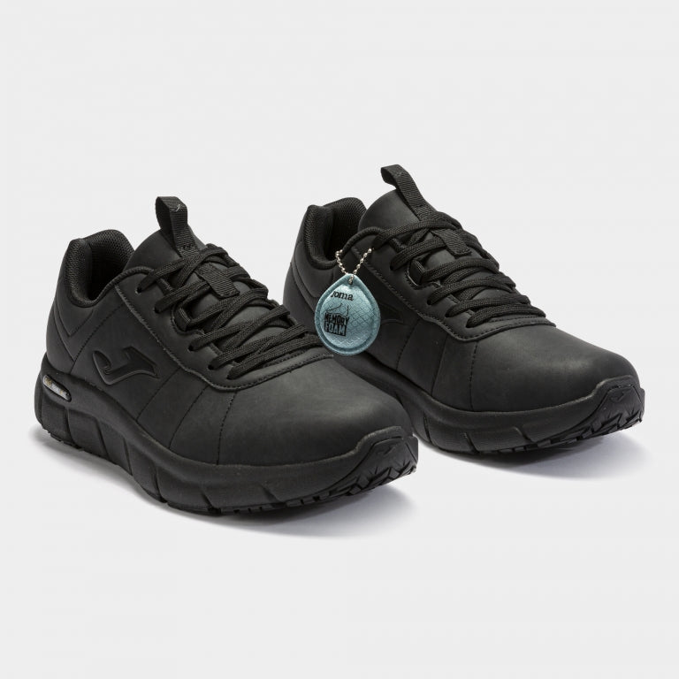 Joma Daily Zapatilla de trabajo antideslizante negro.