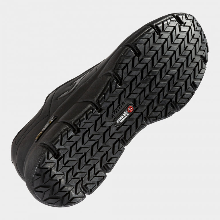 Joma Daily Zapatilla de trabajo antideslizante negro.