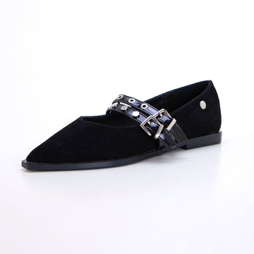 TOP3 SA767 Mercedes correa tachuelas negro
