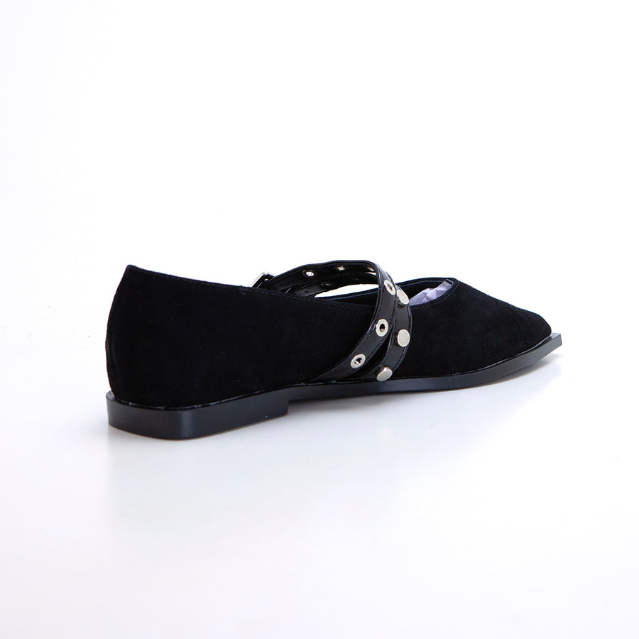TOP3 SA767 Mercedes correa tachuelas negro