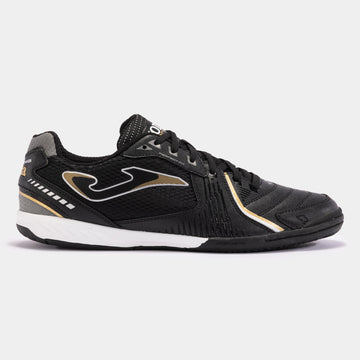 Joma Dribling Zapatilla de fútbol sala hombre negro oro.
