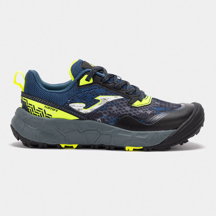 Joma Sima Jr. zapatilla de Trail infantil marino gris.