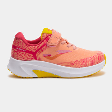 Joma Fenix Jr. Deportiva con elásticos y velcro rosa