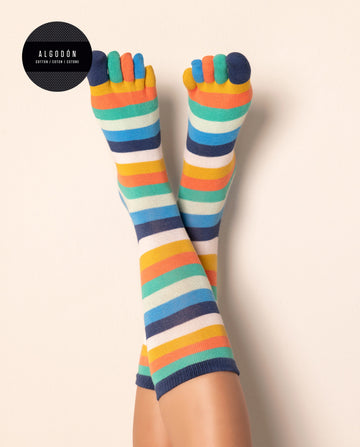 Punto Blanco 77085 Calcetines de dedos Barefoot colores.