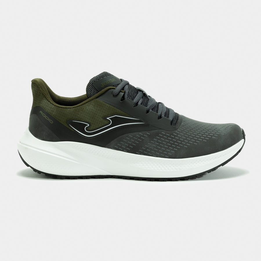 Joma Rodio Deportivo running casual verde negro.
