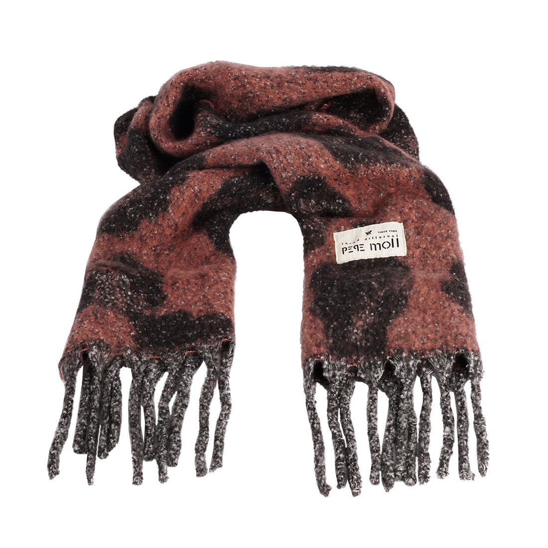 Pepe Moll 252823 Bufanda estampado negro rosa