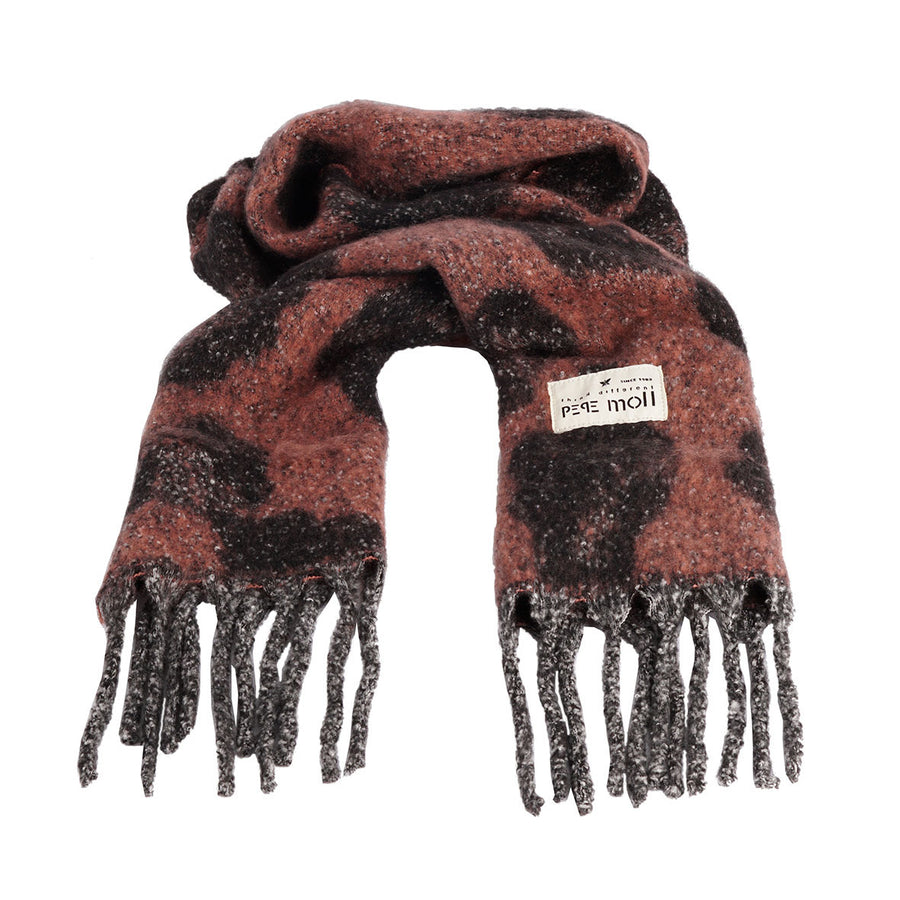 Pepe Moll 252823 Bufanda estampado negro rosa