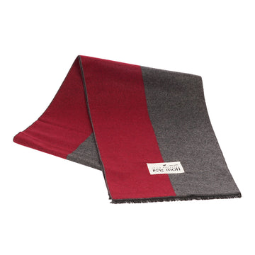 Pepe Moll 252803 Bufanda bicolor gris burdeos