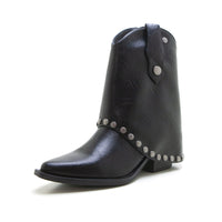 Isteria 592 Botín campero solapa intercambiable negro