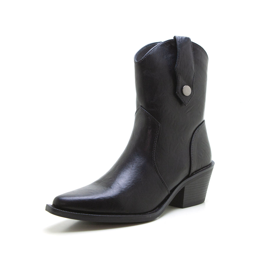 Isteria 592 Botín campero solapa intercambiable negro
