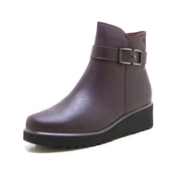 Treintas 4424 Botín cuña baja granate