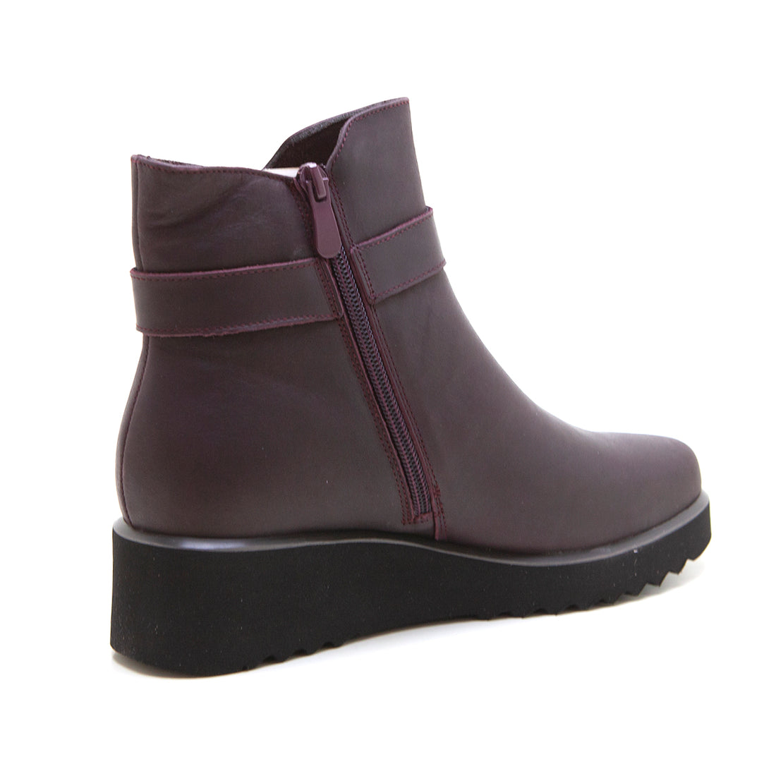 Treintas 4424 Botín cuña baja granate