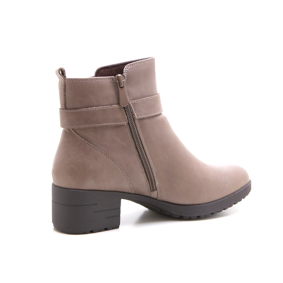 Treintas 4210 Botín de tacón medio negro taupe