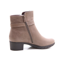 Treintas 4208 Botín tacón medio hebilla taupe