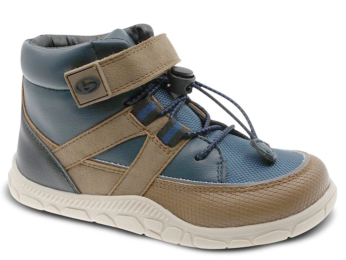 Beppi 2217820 Bota deportiva barefoot velcro marino